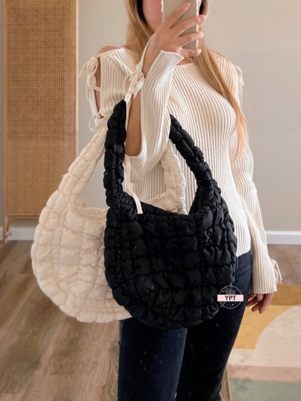 [COS] Quilted Mini Bag - Black